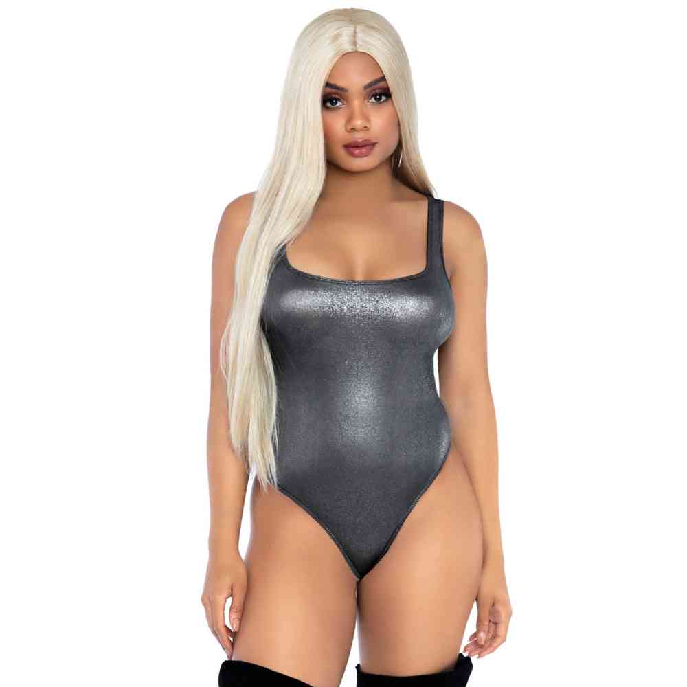 Leg Avenue - Shimmer Body - Silberfarben